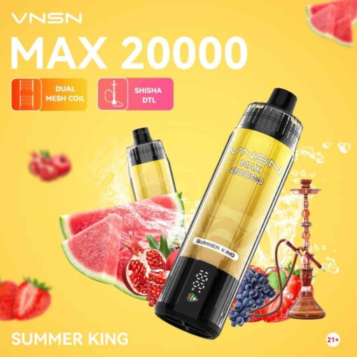 VNSN Max Shisha 20000 Puffs 50MG Disposable Vape in Dubai - Image 3