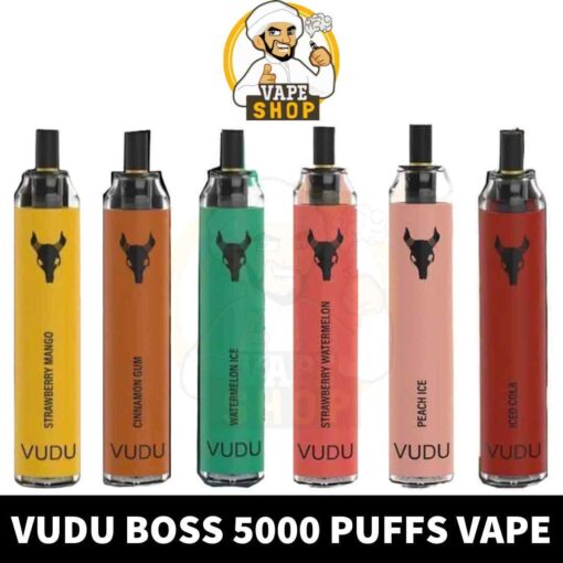 VUDU Boss 5000 Puffs 50Mg Disposable Vape In Dubai