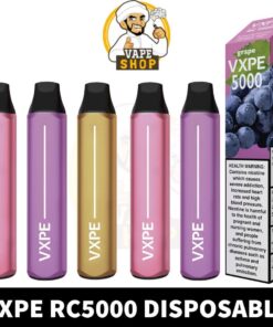 VXPE RC5000 puffs 2% nicotine Disposable Vape 5% 5000Puffs Rechargeable Vape