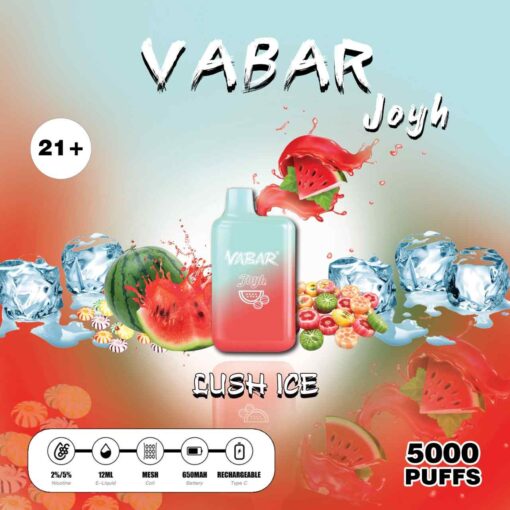 VABAR Joyh Disposable 5000 Puffs 2% & 5% Rechargeable Vape in Dubai, UAE - Image 2