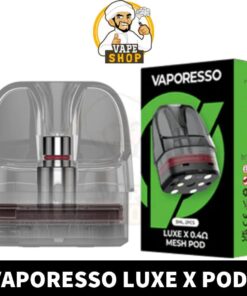 Vaporesso Luxe X Pods Cartridge 0.4ohm 0.8ohm Empty Replacement Pods Mesh Coils (2PCS) in Dubai, UAE