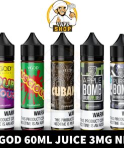 Vgod 60ml E Liquid 3MG E Juice - Vape Juice in Dubai, UAE