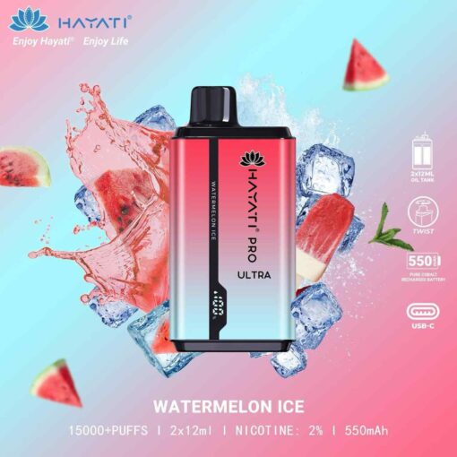 HAYATI Pro Ultra 15000 Puffs 2% Nicotine Disposable Vape in Dubai - Image 2