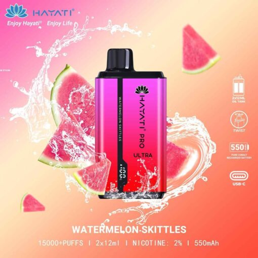 HAYATI Pro Ultra 15000 Puffs 2% Nicotine Disposable Vape in Dubai - Image 16