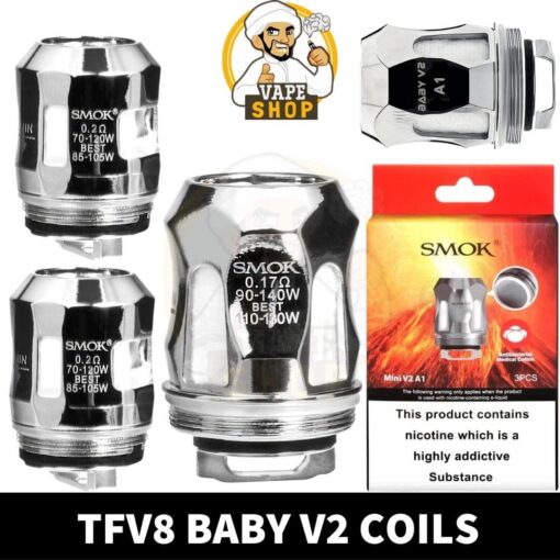 SMOK TFV8 BABY V2 REPLACEMENT COILS - Image 4