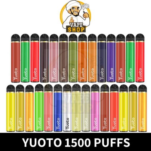 Yuoto Disposable Vape Starter Kit 900mAh 1500 Puffs buy in UAE Dubai Shop - Image 2