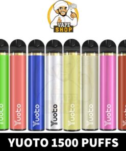 Yuoto Disposable Vape Starter Kit 900mAh 1500 Puffs buy in UAE Dubai Shop