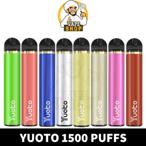 Yuoto Disposable Vape Starter Kit 900mAh 1500 Puffs buy in UAE Dubai Shop