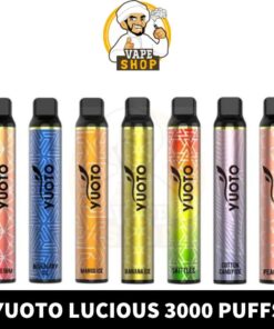 Youto Lucious 3000 puffs Disposable Vape in vape shop uae