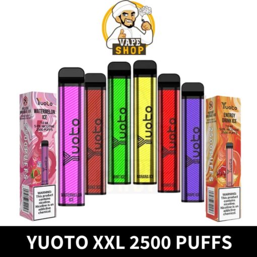 Yuoto XXL Disposable Vape 2500 Puffs Buy in UAE Dubai Vape Shop - Image 2