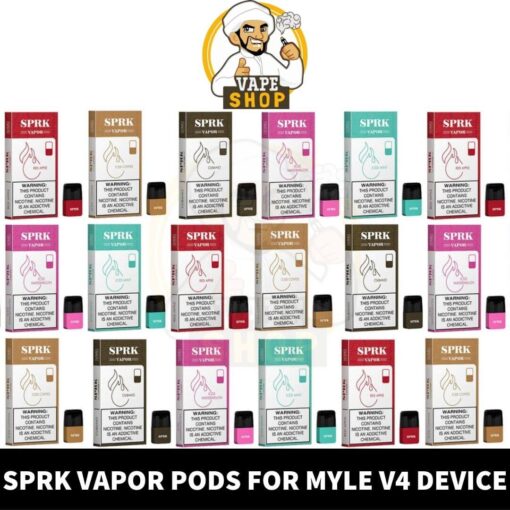 Myle V4 Compatible Pod SPRK VAPOR use for Myle V4 Device - Image 2