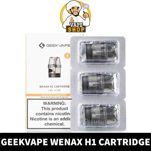 GEEKVAPE Wenax H1 Pod Cartridge - (3 Pieces) in Dubai, UAE
