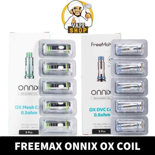 FREEMAX Onnix OX DVC Coil Pack - 5 Pieces Dual Vertical Coil Mesh Coils in Dubai, UAE - Image 2