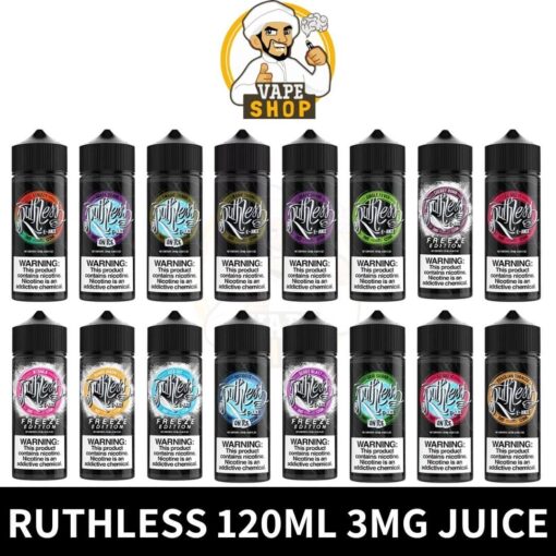 Ruthless E-juice 100ML  3mg All Flavors Available Vape Shop In Dubai, UAE - Image 2