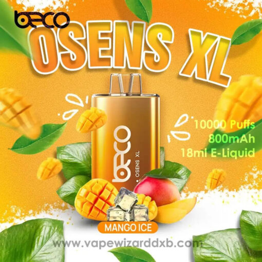 BECO Osens XL Disposable 10000Puffs Rechargeable Vape in Dubai, UAE - Image 10