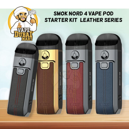 Smok Nord 4 Starter Kit Vape Pod ( Leather Series ) - Image 3