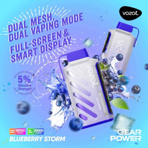 VOZOL Gear Power 20000 Puffs 50mg Dual Mode Disposable Vape - Image 19