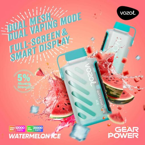 VOZOL Gear Power 20000 Puffs 50mg Dual Mode Disposable Vape - Image 2