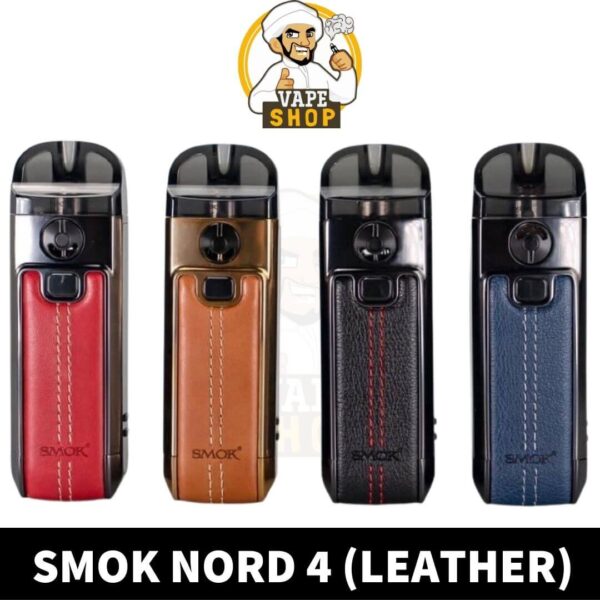 Smok Nord 4 Starter Kit Vape Pod ( Leather Series ) - Image 2
