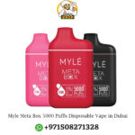 Myle Meta Box 2% & 5% nicotine 5000 Puffs rechargeable Disposable Vape in Dubai - Image 4