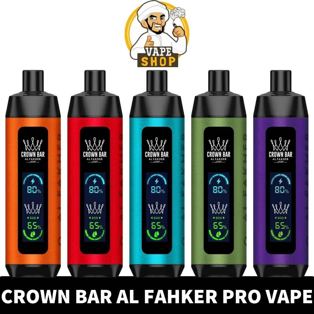Vape Shop AE - AL FAKHER crown bar pro 8000 puffs price in dubai Crown Bar Al Fahker Pro dual mode