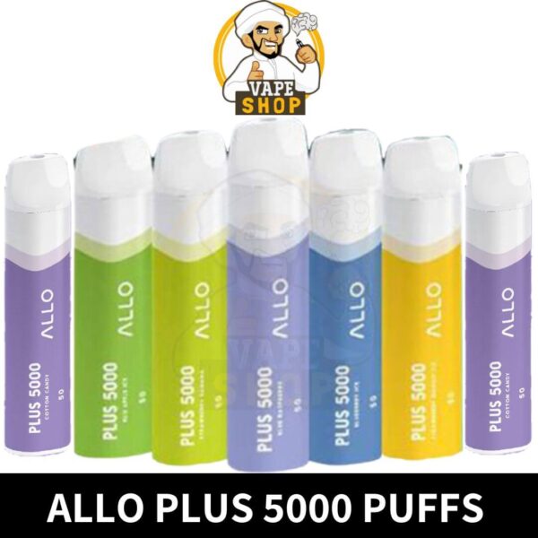 Allo Plus 5000 Puffs 50mg Disposable Vape In Dubai - Image 2