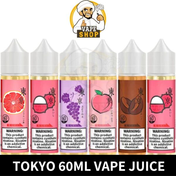 Tokyo 60ml Liquid 3mg E Juice in Dubai, UAE - Vape Shop AE - Image 1