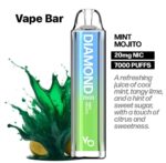 Vapes Bars Diamond 2% Nicotine 7000 Puffs in Dubai, UAE - Image 11