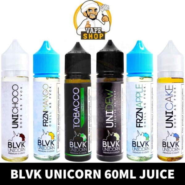 BLVK Unicorn Premium Vape Juice 60ML 3MG E-Liquid in Dubai, UAE - Image 1