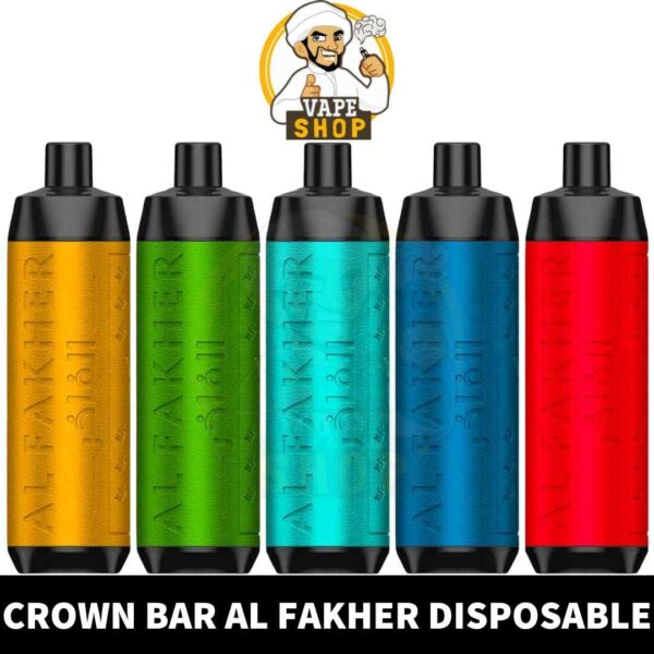 Crown bar al fakher 8000 puffs 0.5MG Nicotine - Image 1