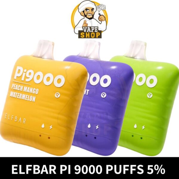 Elfbar Pi 9000 Puffs 5% Nicotine Disposable Vape in dubai - Image 1