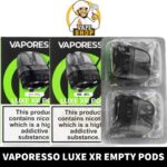 VAPORESSO Luxe XR l XR MAX Empty Pods RDL & MTL Pod Cartridge in Dubai, UAE