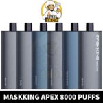 MASKKING Apex Disposable 8000 Puffs Rechargeable Vape in Dubai, UAE