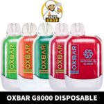 OXBAR G8000 Disposable 5% 8000Puffs Rechargeable Vape in Dubai, UAE
