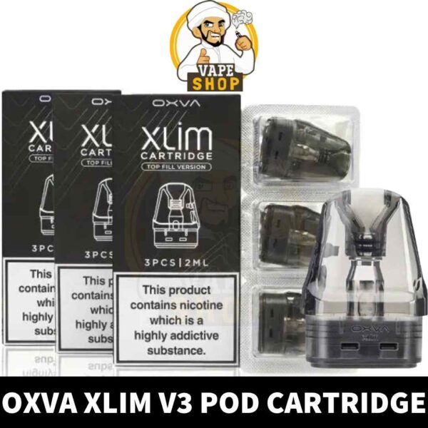 OXVA Xlim V3 Top Fill Version Pods 0.6ohm, 0.8ohm, 1.2ohm Pod Cartridge Replacement Pod in Dubai, UAE - Image 1