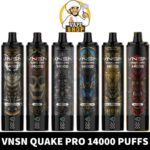 VNSN Quake Pro Disposable 50mg 14000 Puffs Rechargeable Vape in Dubai, UAE