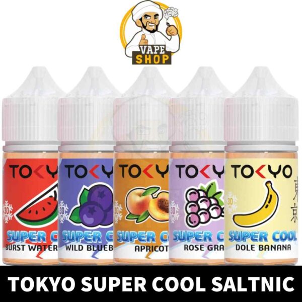 TOKYO Super Cool Salt Nicotine 30ml Vape Juice 30mg 50mg E-Liquid in Dubai, UAE - Image 1