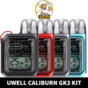 UWELL Caliburn GK3 Kit 25W Pod System 2.5ml Vape Kit 900mAh Starter Kit in Dubai, UAE