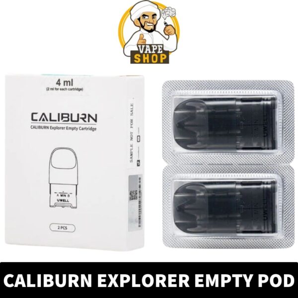 UWELL Caliburn explorer Empty Pod Cartridge 4ml Replacement Pod in Dubai, UAE - Image 1
