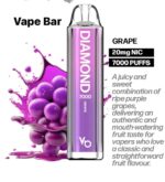 Vapes Bars Diamond 2% Nicotine 7000 Puffs in Dubai, UAE - Image 10