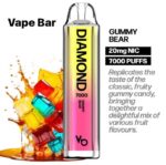 Vapes Bars Diamond 2% Nicotine 7000 Puffs in Dubai, UAE - Image 5