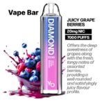 Vapes Bars Diamond 2% Nicotine 7000 Puffs in Dubai, UAE - Image 6