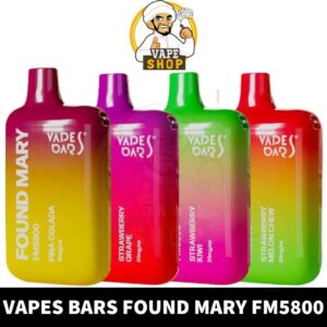 VAPES BARS Found Mary Disposable FM5800 20mg 5800 Puffs Rechargeable Vape in Dubai, UAE