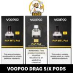 VOOPOO Drag X/S Pods 4.5ml PnP & PnP MTL Replacement Pods in Dubai, UAE