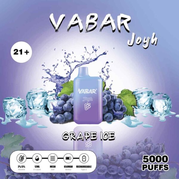 VABAR Joyh Disposable 5000 Puffs 2% & 5% Rechargeable Vape in Dubai, UAE - Image 12