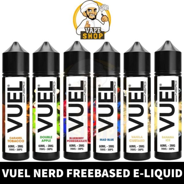 Vuel Nerd Freebased E-liquid  Created By Nerd Brand - Image 1