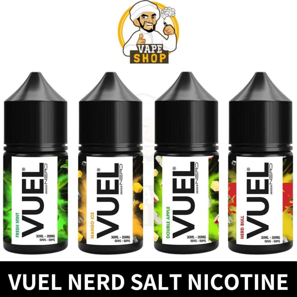 Vuel Nerd Salt Nicotine E-liquid Created By Nerd Brand