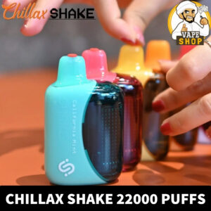 CHILLAX Shake 22000 Puffs 50MG Nicotine LED Indicator Disposable Vape in Dubai