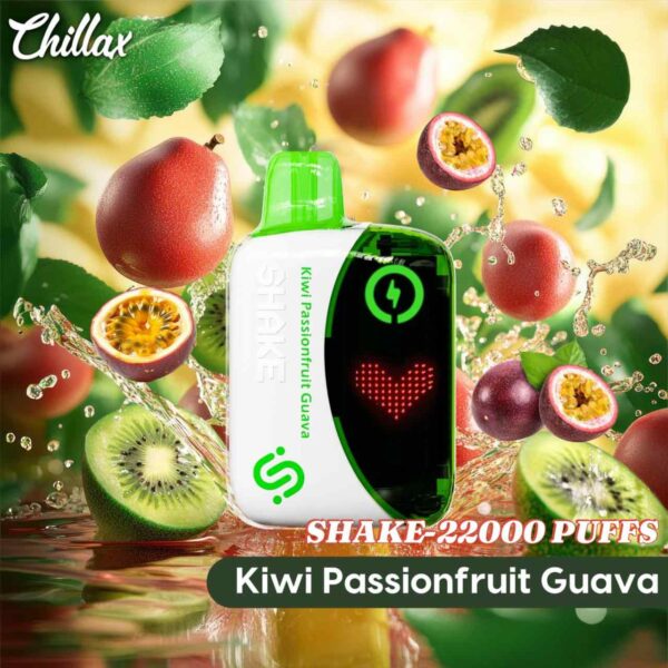 CHILLAX Shake 22000 Puffs 50MG Nicotine LED Indicator Disposable Vape in Dubai - Image 11