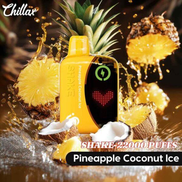 CHILLAX Shake 22000 Puffs 50MG Nicotine LED Indicator Disposable Vape in Dubai - Image 6